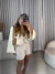 Short cós alto alfaiataria basic - creme na internet