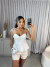 Blusa bata tricoline com busto drapeado - off white na internet