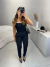 Imagem do Blusa regata tricot modal bicolor - preto