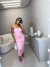 Vestido malha prada midi candy colors - rosa on internet