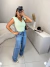 Blusa muscle tee tricot modal - verde água na internet