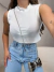 Cropped regata com elastano - todas as cores aqui - online store