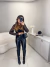 Calça de couro legging resinada - preto na internet