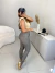 Calça alfaiataria pied poule - marrom - loja online