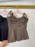 Imagem do Blusa bata no tricoline com busto drapeado - preto