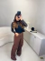 Calça wide com bolso cargo consciência - marrom - Amor de Peça - Looks Femininos Estilosos, Loja de Roupa Feminina Online