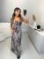 Vestido tule alcinha leopard - comprar online