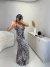 Vestido tule alcinha leopard - loja online