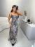 Imagem do Vestido tule alcinha leopard