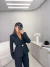 Conjunto de blazer e calça alfaiataria premium com cinto em couro - preto - Amor de Peça - Looks Femininos Estilosos, Loja de Roupa Feminina Online