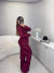 Conjunto de blazer e calça alfaiataria premium com cinto em couro - vinho - Amor de Peça - Looks Femininos Estilosos, Loja de Roupa Feminina Online