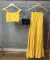 Conjunto Amarelo Saia em Camadas on internet