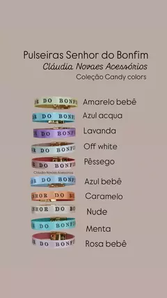 PULSEIRA SENHOR DO BONFIM - COLEÇÃO ESPECIAL CANDY COLORS na internet