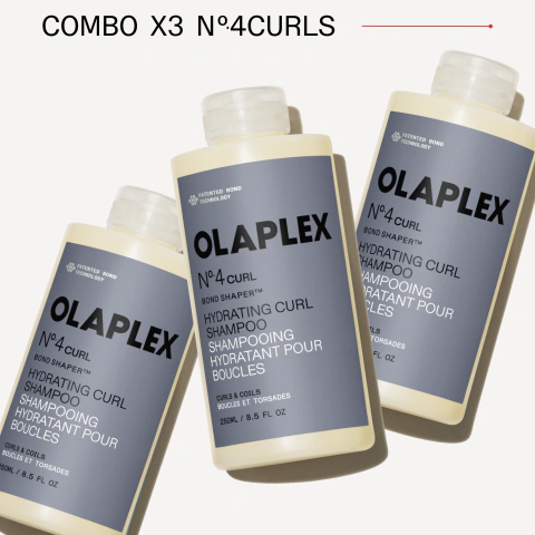 COMBO x3 Nº.4CURL BOND SHAPER HYDRATING CURL SHAMPOO