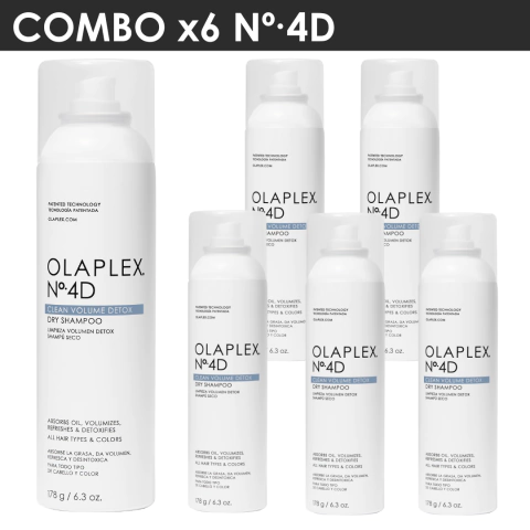 COMBO x6 Nº4D CLEAN VOLUME DETOX DRY SHAMPOO
