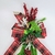 Laço Vermelho Xadrez 20x30x14cm Para Árvore De Natal GG - Inigual - Loja de Decoração, Plantas Artificiais, Presentes, Utilidades, Mesa Posta e decoração de Páscoa e Natal