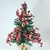 Folhagem Azevinho Com Pinha De Natal 50x20x8cm Cereja 3pc - loja online
