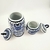 Kit 2 Potiche Azul E Branco Daca Pote Porcelana Decoração - loja online