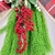 Laço Vermelho Xadrez 20x30x14cm Para Árvore De Natal GG