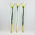 Copo De Leite Branco 65cm Planta Artificial Toque Real 3pc na internet