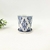 Vaso Decorativo Azul E Branco Floral 8x7cm Com Furo Modelo 3 - loja online