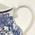 Bule Azul E Branco 32x23x18cm Vaso Jarra Mesa Posta - loja online