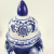 Pote Potiche Azul E Branco 37x19cm Porcelana Decoração - Inigual Decor: Decoração, Plantas Artificiais e Presentes Online