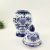 Pote Potiche Azul E Branco 37x19cm Porcelana Decoração - loja online