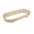 Bandeja Cobre Treliça 4x28x13cm Com Espelho Oval P