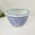Vaso Cachepot Porcelana Azul E Branco Floral Arabesco 40cm - comprar online