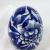 Ovo De Páscoa Decorativo 8x5cm Porcelana Azul E Branca A na internet