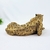 Leopardo Decorativo Escultura Dourada Resina 30cm Pet Decor - Inigual - Loja de Decoração, Plantas Artificiais, Presentes, Utilidades, Mesa Posta e decoração de Páscoa e Natal