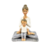 Enfeite Estátua Mãe E Filho Meditação 14x10x7cm Decorativa