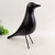 Enfeite Pássaro Preto Com Pé 19x16x6cm Decoração G - comprar online
