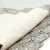 Toalha De Mesa 270x180cm Cinza Rendada Linho Poliester