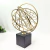 Globo Decorativo Dourado Metal 36x25x24cm Enfeite Decoração - Inigual - Loja de Decoração, Plantas Artificiais, Presentes, Utilidades, Mesa Posta e decoração de Páscoa e Natal