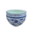 Vaso Azul E Branco Floral 18x25cm Porcelana Cachepot G