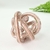 Bola De Murano Rosa 8cm Esfera Decorativa Nó - comprar online