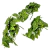 Planta Artificial Caladium Verde 45x30cm Kit 3pc Toque Real