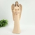 Enfeite Anjo Castiçal C/ Vela Decoração 35cm Nude Moderno - comprar online