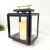 Lanterna Marroquina Decorativa Preta 28x20x16cm - comprar online