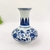 Vaso Decorativo Azul E Branco Floral 14x10x10cm Porcelana - comprar online
