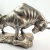 Touro Decorativo De Resina Bronze 21x33x11cm Pet Decor na internet