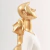 Enfeite Estátua Casal De Costas 30x10x7cm Branco E Dourado na internet