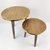 Mesa Lateral Centro Metal e Madeira Dourado 40/30cm 2 peças - Inigual - Loja de Decoração, Plantas Artificiais, Presentes, Utilidades, Mesa Posta e decoração de Páscoa e Natal