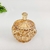 Potiche Mini Pote Ambar Champanhe 12x7cm Decoração - Inigual - Loja de Decoração, Plantas Artificiais, Presentes, Utilidades, Mesa Posta e decoração de Páscoa e Natal