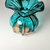 Vaso Murano Verde e Rose Trouxinha 11x10cm P