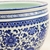 Vaso Azul E Branco Floral 18x25cm Porcelana Cachepot G - Inigual - Loja de Decoração, Plantas Artificiais, Presentes, Utilidades, Mesa Posta e decoração de Páscoa e Natal