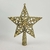 Ponteira De Árvore De Natal Estrela Dourada Flor 18x15x3cm na internet