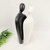 Enfeite Casal Preto E Branco Minimalista 35x10x7 Cerâmica - Inigual - Loja de Decoração, Plantas Artificiais, Presentes, Utilidades, Mesa Posta e decoração de Páscoa e Natal
